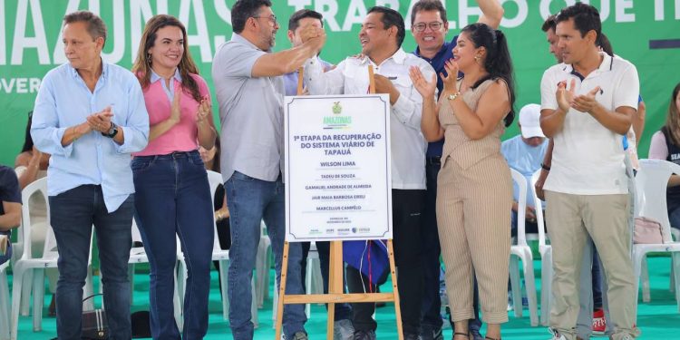 Asfalta Amazonas: Governo Wilson Lima entrega primeira etapa das obras em Tapauá